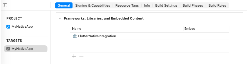 FlutterNativeIntegration under Frameworks, Libraries, and Embedded Content.